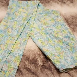 Lularoe palm tree leggings